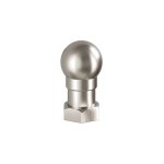 Burlington 1850 Victorian Zwieńczenie drzwi do wnęki kabiny prysznicowej 1 sztuka brushed nickel CQ1850PRFNL
