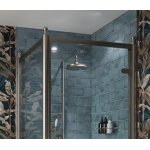 Burlington 1850 Victorian Zwieńczenie drzwi do wnęki kabiny prysznicowej 1 sztuka brushed nickel CQ1850PRFNL