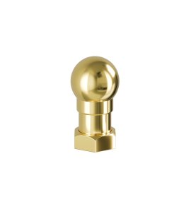 Burlington 1850 Victorian Zwieńczenie drzwi do wnęki kabiny prysznicowej 1 sztuka gold CQ1850PRFNG