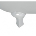 Burlington Arc Nogi do wanny Białe L2W