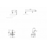 Burlington Avon Bateria natryskowa termostatyczna chrom AF1S