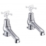 Burlington Bateria umywalkowa 2-otworowa z głowicą ceramiczną Chrom T6-QT