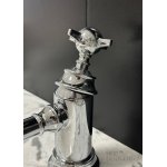    Burlington Bateria umywalkowa jednootworowa z heblem krzyżakiem chrom ARC2012HLCCHR