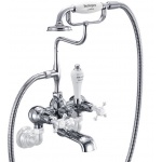 Burlington Bateria wannowo-natryskowa chrom T8