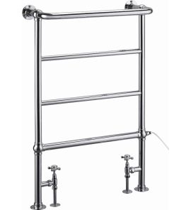 Burlington Berkeley Grzejnik wodny z zaworami bez grzałki chrom R4CHR+R6CHR