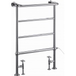 Burlington Berkeley Grzejnik wodny z zaworami bez grzałki chrom R4CHR+R6CHR