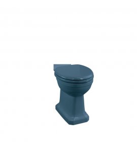 Burlington Bespoke Miska WC stojący do kompaktu, Alaska Blue P5BLUE