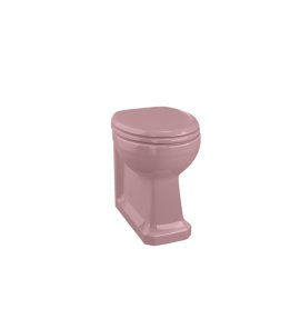 Burlington Bespoke Miska WC stojąca, przyścienna Confetti Pink P14PINK