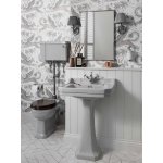 Burlington Bespoke Spłuczka ceramiczna górnopłuk 52 cm, Moon Grey C28SGREY