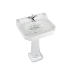 Burlington Bespoke Umywalka ścienna 56x47 cm jednootworowa, Country Meadow B41THMEAD