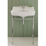 Burlington Bespoke Umywalka ścienna 56x47 cm 3-otworowa, Country Meadow B43THMEAD