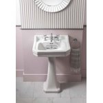 Burlington Bespoke Umywalka ścienna 61x50,5 cm 3-otworowa, Charleston B53THCHAR