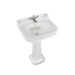 Burlington Bespoke Umywalka ścienna 56x47 cm 2-otworowa, Martinez B42THMART