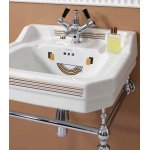 Burlington Bespoke Umywalka ścienna 56x47 cm jednootworowa, Vienna B41THVIEN