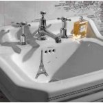 Burlington Bespoke Umywalka ścienna 56x47 cm jednootworowa, Paris B41THPAR