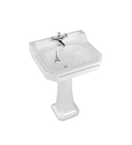 Burlington Bespoke Umywalka ścienna 61x50,5 cm 3-otworowa, Paris B53THPAR