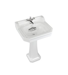 Burlington Bespoke Umywalka ścienna 61x50,5 cm 3-otworowa, Venice B53THVEN