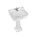 Burlington Bespoke Umywalka ścienna 56x47 cm 2-otworowa, Modern B42THMOD