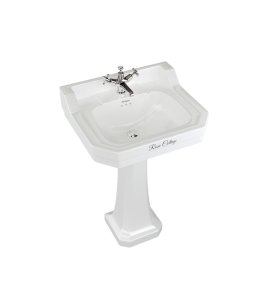 Burlington Bespoke Umywalka ścienna 56x47 cm 2-otworowa, Script B42THSCR