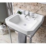 Burlington Bespoke Umywalka ścienna 56x47 cm 2-otworowa, Script B42THSCR