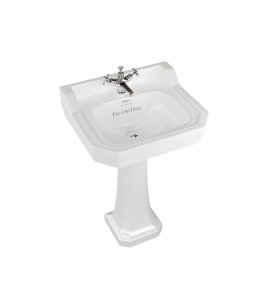 Burlington Bespoke Umywalka ścienna 61x50,5 cm 3-otworowa, Traditional B53THTRA