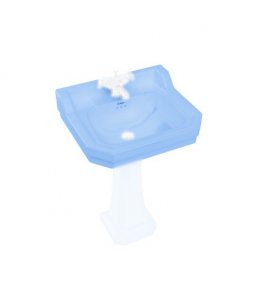   Burlington Bespoke Umywalka 56x47 Enchanted Blue B41THENCH