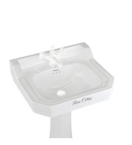 Burlington Bespoke Umywalka 56x47 Script B41THSCR