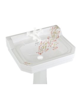 Burlington Bespoke Umywalka 61x50,5 Oriental Blossom B51THBLOSS