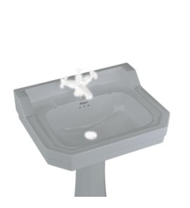 Burlington Bespoke Umywalka 61x50,5 Moon Grey B51THGREY