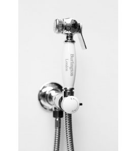 Burlington Bidetka retro z mieszaczem i słuchawką Biały/Chrom V63-B W MAGAZYNIE!!