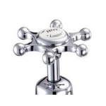  Burlington Birkenhead Pokrętła do baterii (para) chrom T3 W MAGAZYNIE!!