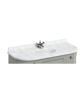 Burlington Minerva Blat z umywalką podblatową 1420 mm Carrara BC13