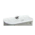 Burlington Minerva Blat z umywalką podblatową 1420 mm Carrara BC13