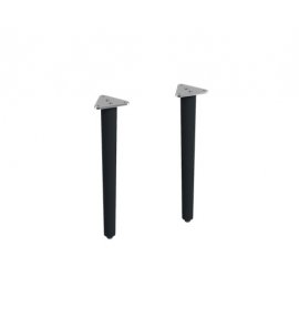 Burlington Chalfont Nogi do wanny (para) czarny mat CHLEGMB