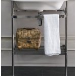 Burlington Chalfont Stelaż pod umywalkę 55x47 cm stojący stal nierdzewna polerowana B7ES