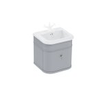 Burlington Chalfont Szafka pod umywalkę z szufladą 550 mm stojąca szary CH55G