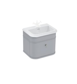 Burlington Chalfont Szafka pod umywalkę z szufladą 650 mm stojąca szary CH65G