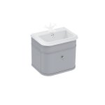 Burlington Chalfont Szafka pod umywalkę z szufladą 650 mm stojąca szary CH65G