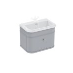 Burlington Chalfont Szafka pod umywalkę z szufladą 750 mm stojąca szary CH75G