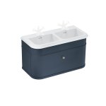 Burlington Chalfont Szafka pod umywalkę z szufladą 1000 mm stojąca niebieski CH100B