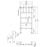 Burlington Chaplin Grzejnik wodny chrom R12CHR