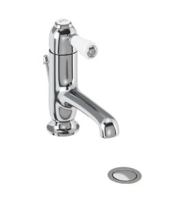 Burlington Chelsea Bateria umywalkowa 1-otworowa prosta chrom CH20