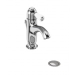 Burlington Chelsea Bateria umywalkowa 1-otworowa zakrzywiona chrom CH22 