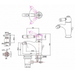 Burlington Chelsea Bateria bidetowa chrom CH23 W MAGAZYNIE!!