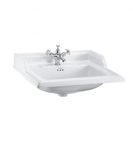Burlington Classic Umywalka 65x57,5 cm jednootworowa biała B151TH