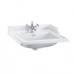 Burlington Classic Umywalka 65x57,5 cm jednootworowa biała B151TH