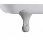 Burlington Classical Nogi do wanny Białe E10WHI