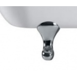 Burlington Classical Nogi do wanny Chrom E10CHR