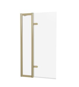 Burlington Classique Parawan na wannę uchylny 85x150 gold CQBSILGC0850