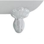 Burlington Claw Nogi do wanny Białe L1W